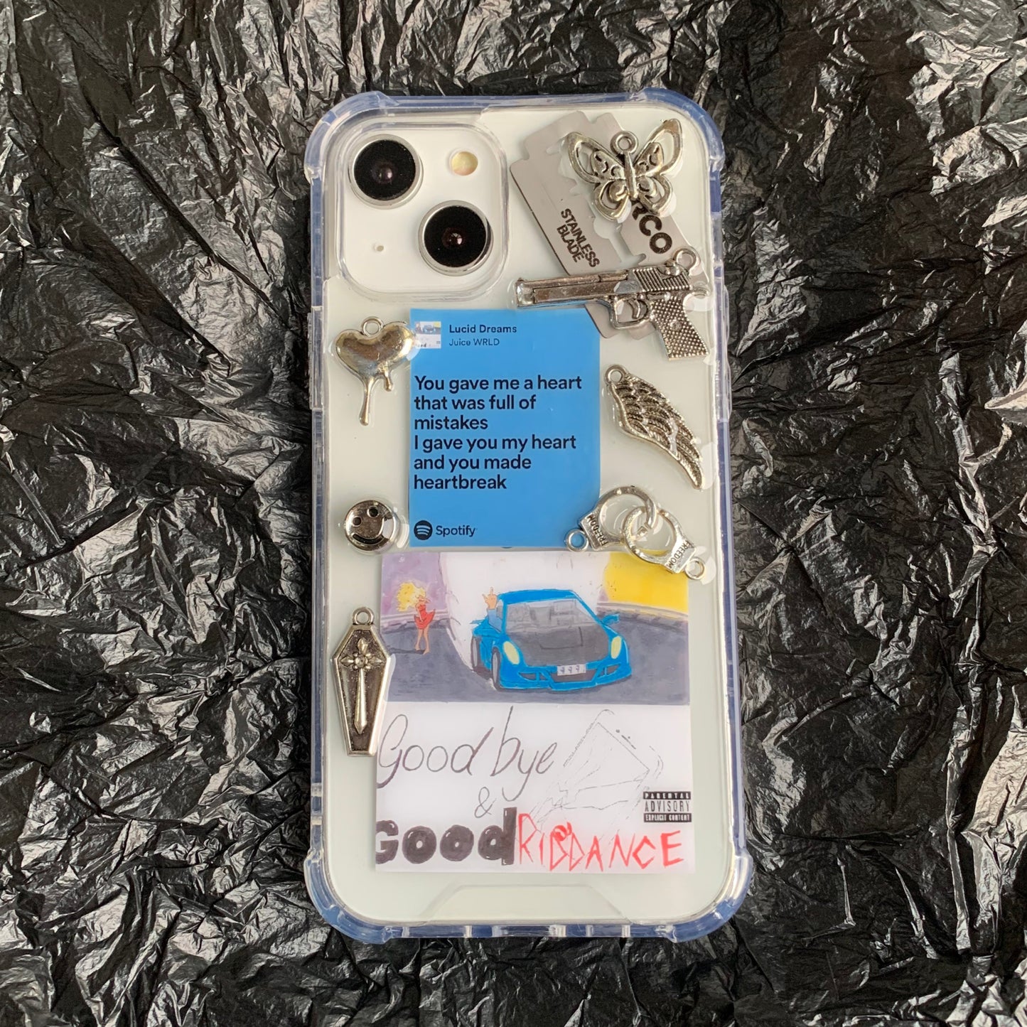 Juice WRLD Lyrics Cover - resinsgift