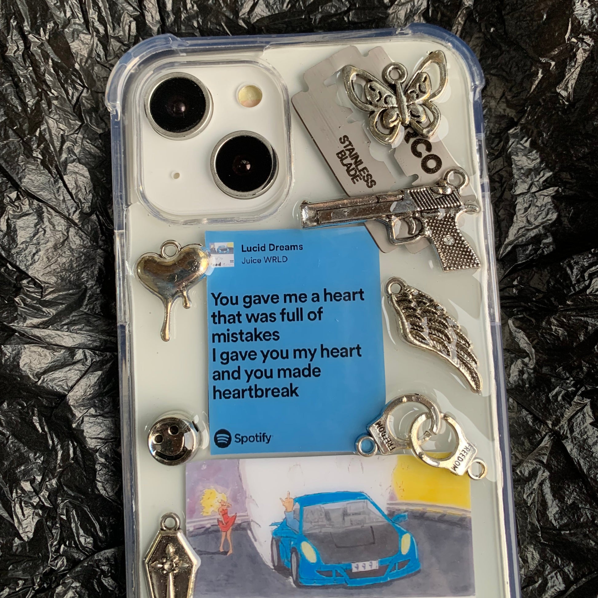 Juice WRLD Lyrics Cover - resinsgift