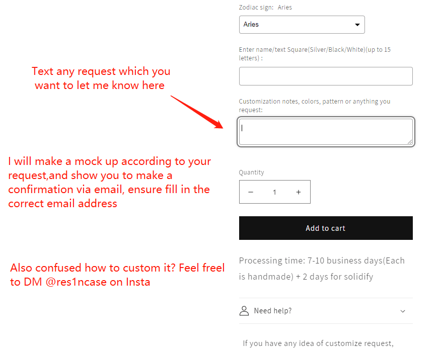 Fully Customize - resinsgift