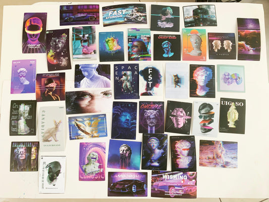 Psychedelic Stickers - resinsgift