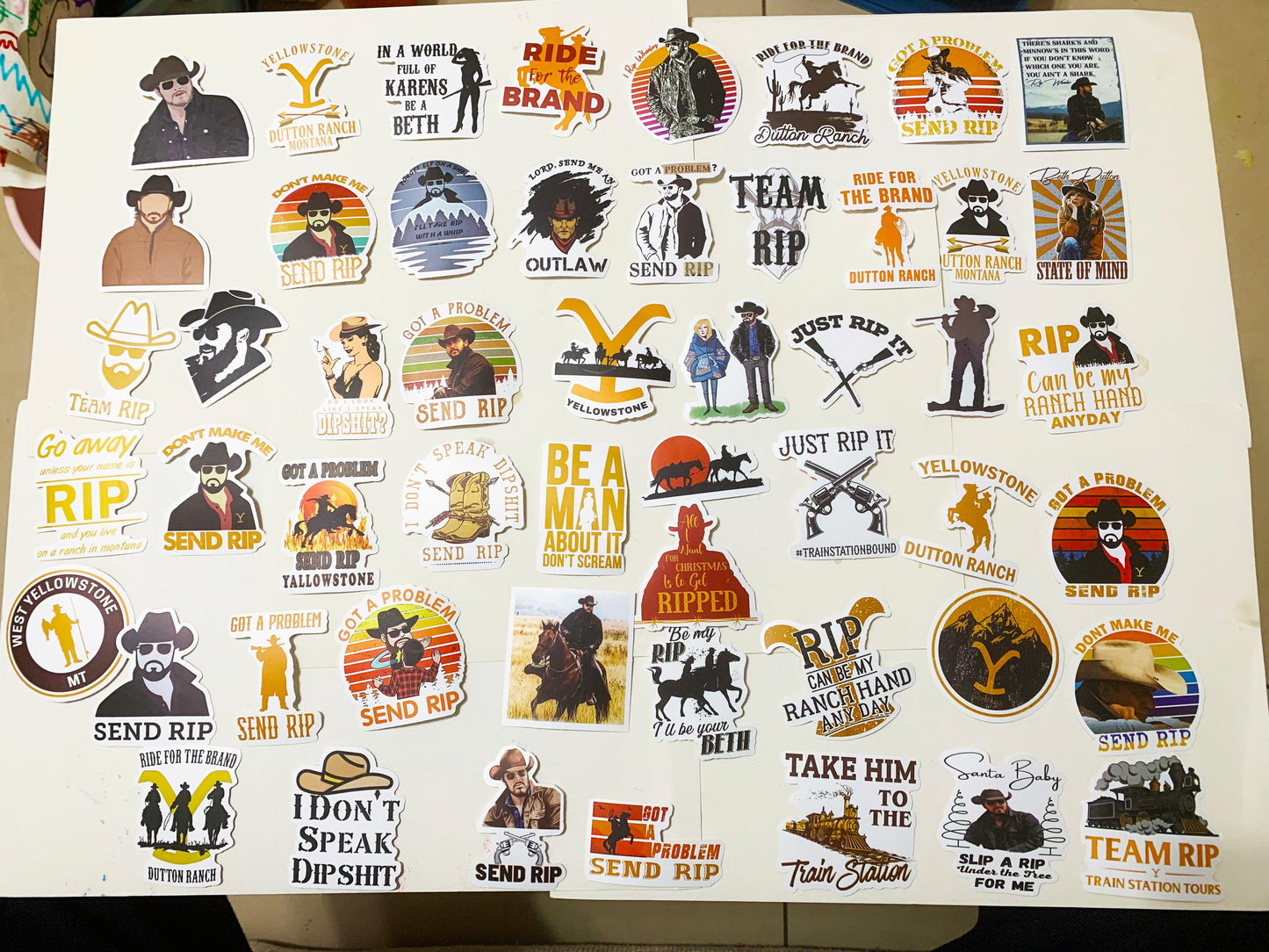 Yellowstone Stickers